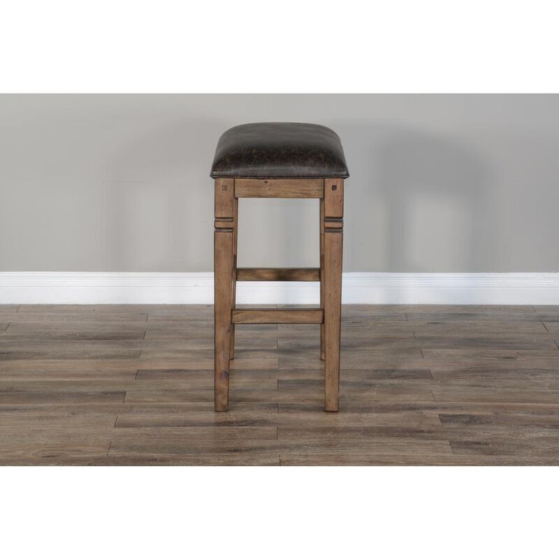 Sunny Designs Bar Backless Stool, Cushion Seat