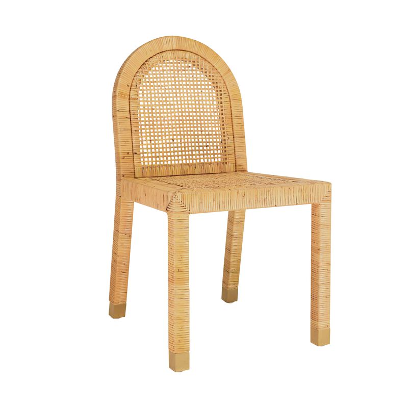 Amara Natural Rattan Arched Back Dining Chair