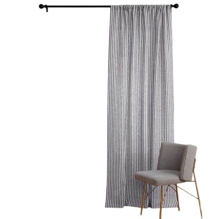 Solino Home 100% Pure Linen Amalfi Stripe Curtain