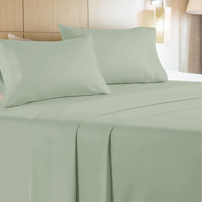 Luxley Double Brushed Cooling Microfiber Sheet Set