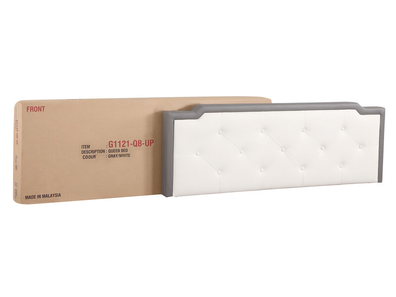 Deb Tufted Queen Panel Bed