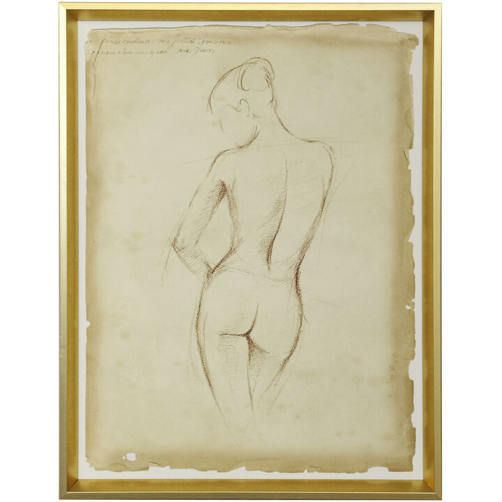 Figure Study II Framed Print