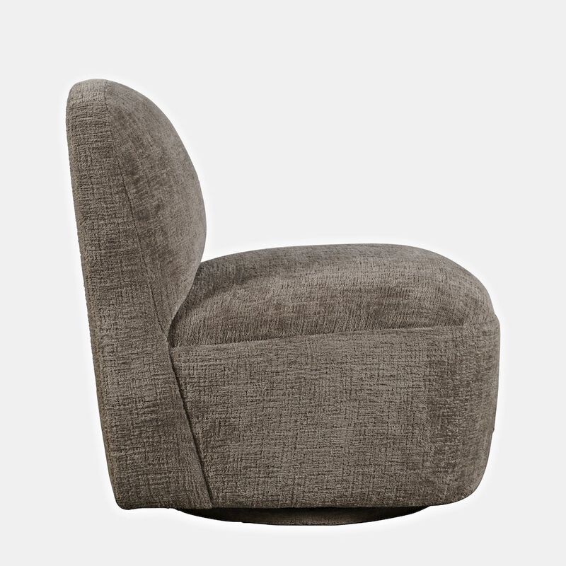 Jofran Josie Upholstered Contemporary Casual Swivel Accent Chair