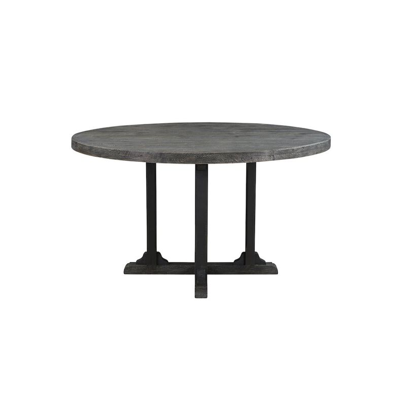 Taran Designs Reed 54 Round Solid Wood Dining Table