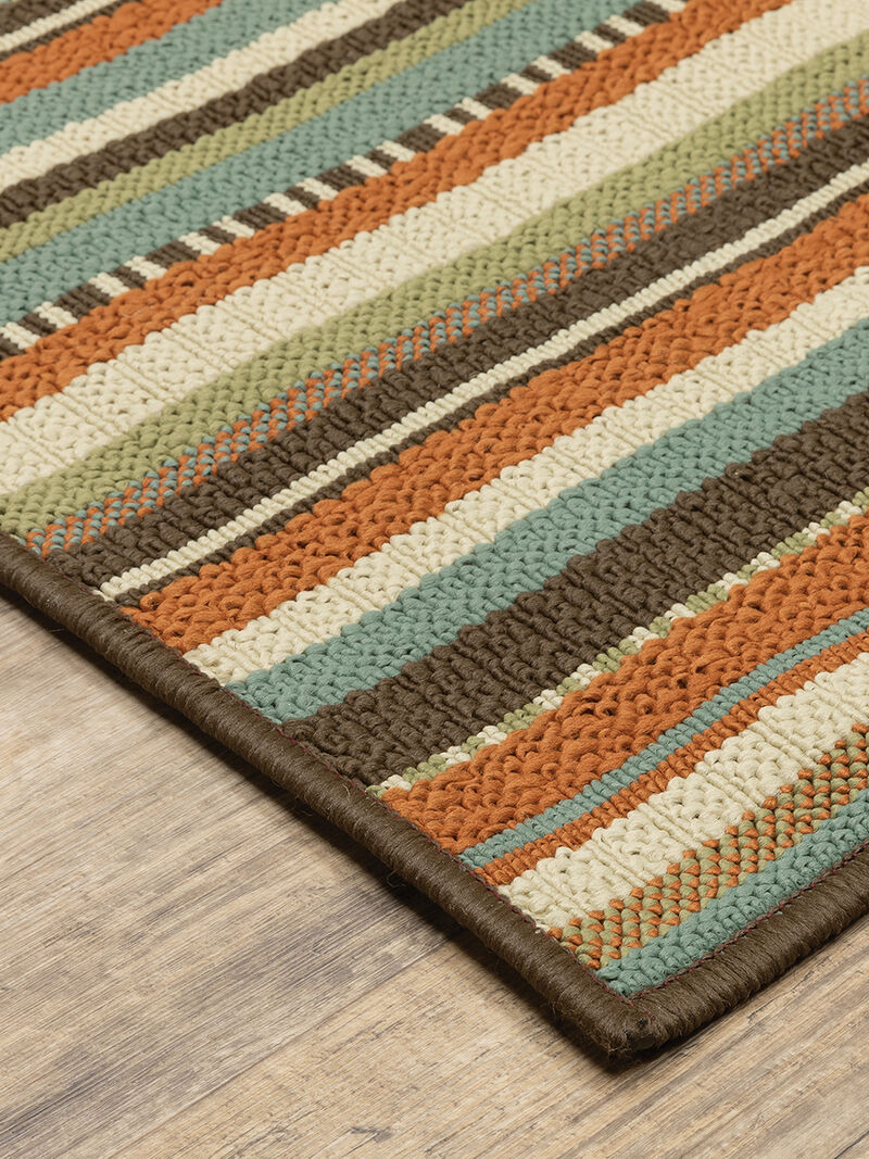 Montego 3'7" x 5'6" Green Rug