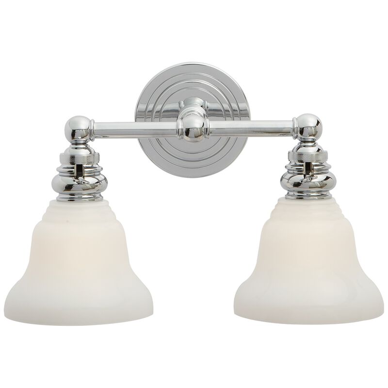 Boston Functional Double Light in Chrome