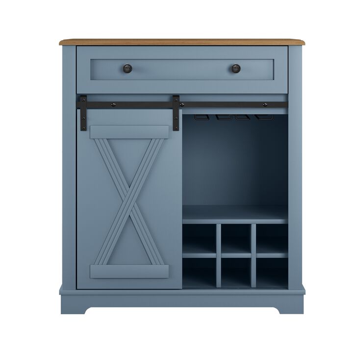 FESTIVO Chic Wine Cabinet with Glass Holder & Wine Rack