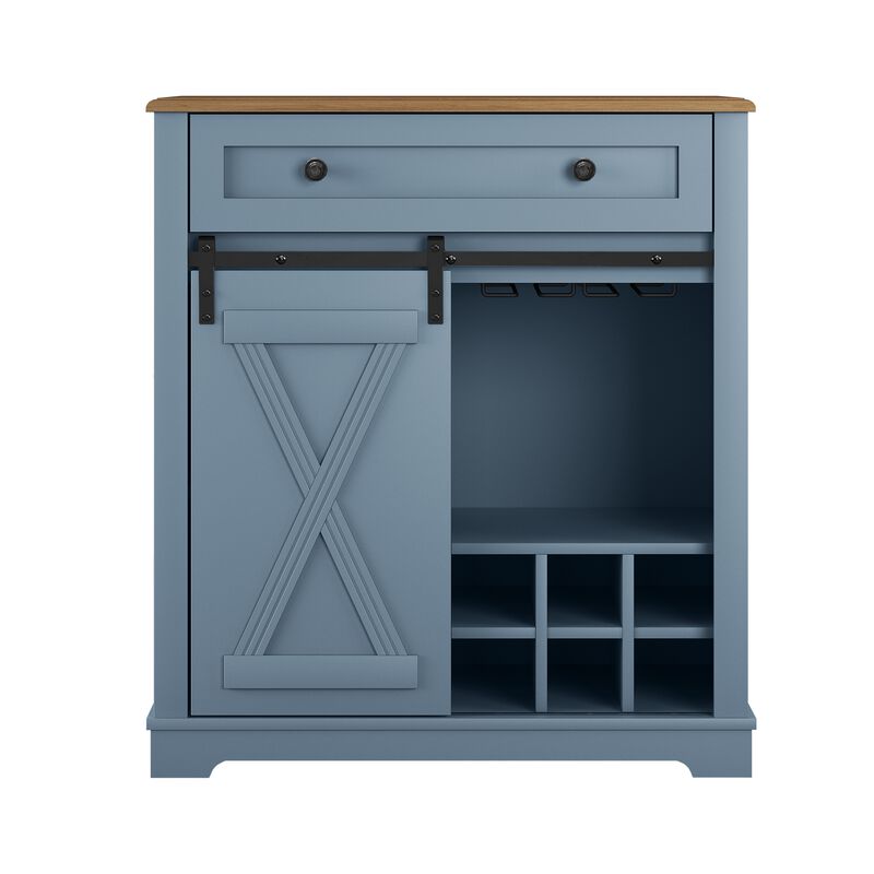 FESTIVO Chic Wine Cabinet with Glass Holder & Wine Rack