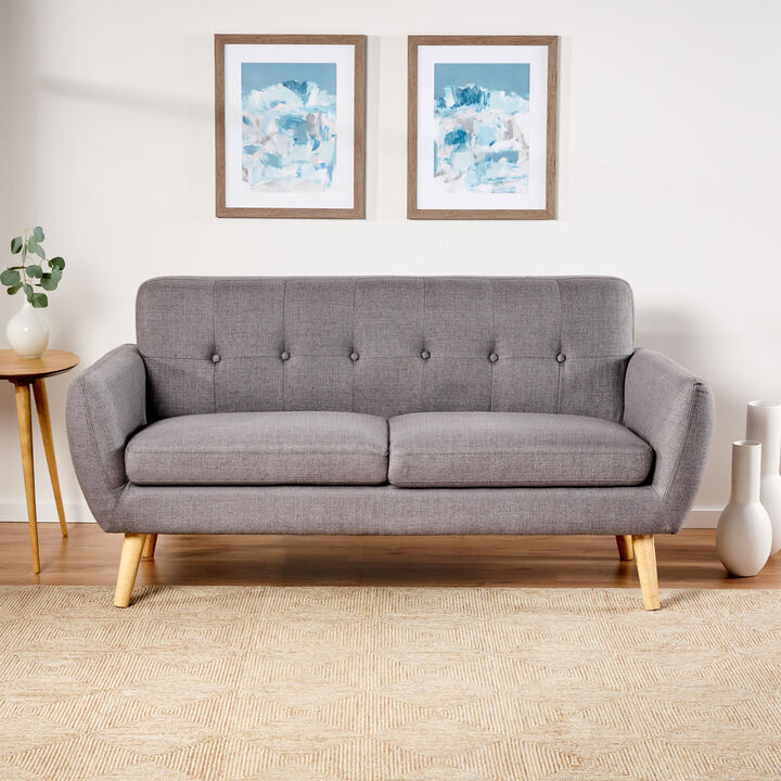 Merax Modern Fabric Loveseat Sofa