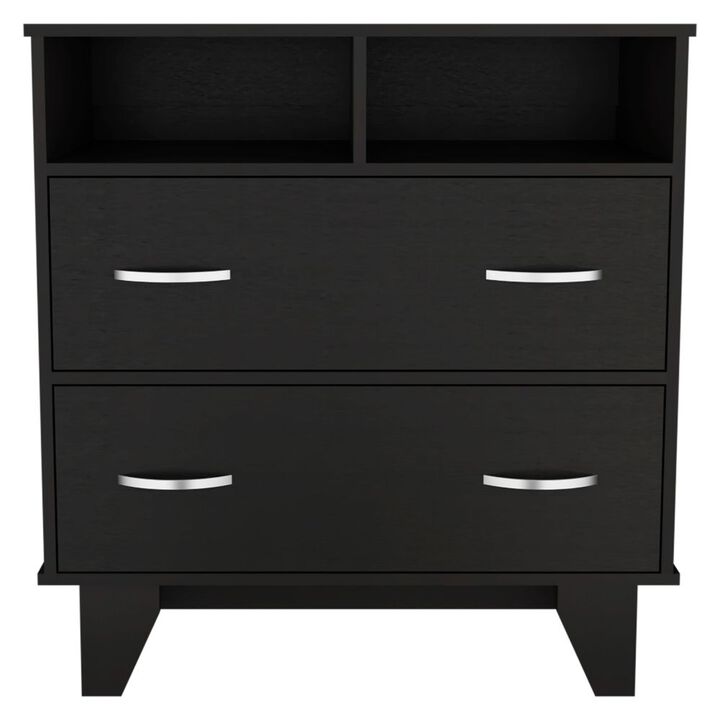 Double Drawer Dresser Arabi, Bedroom, Black