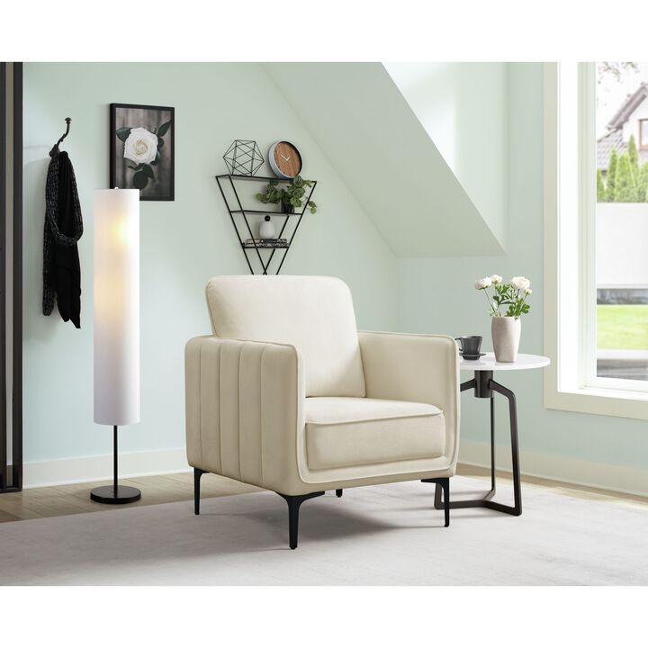 Rae Cream Accent Chair