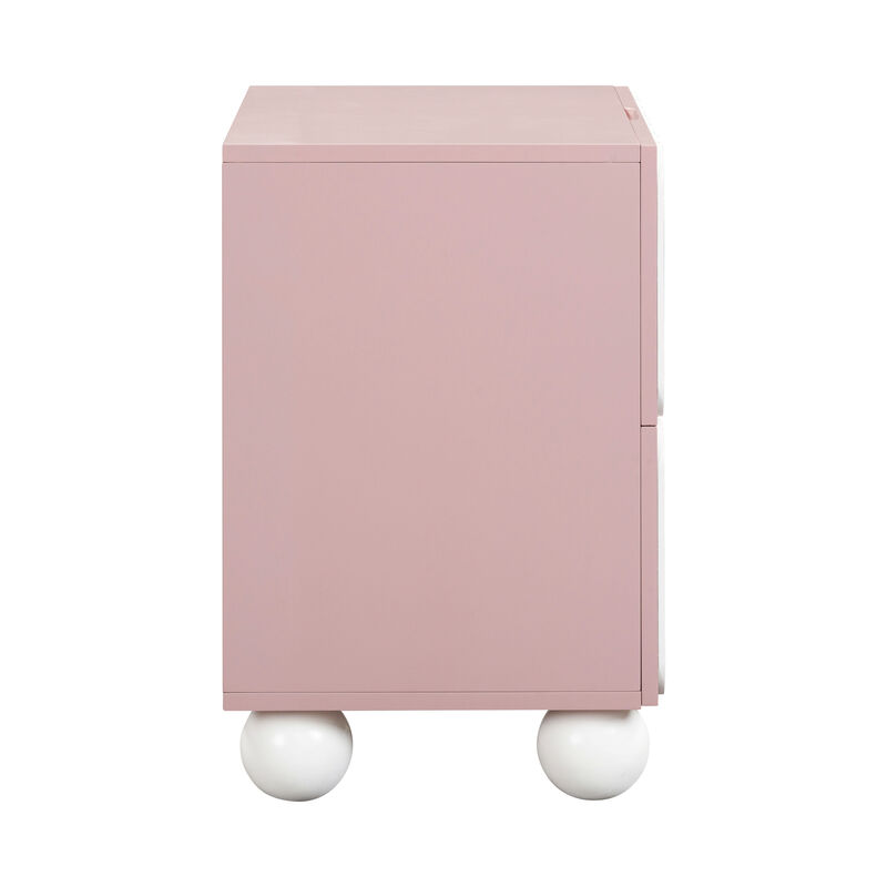 Tori Motif Blue Nightstand