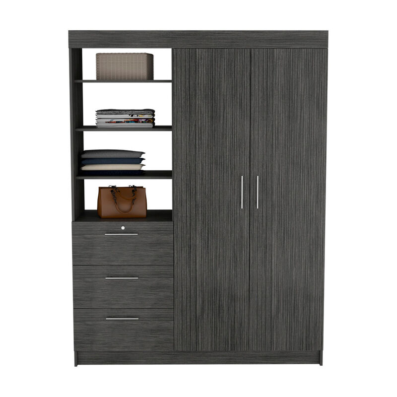 Armoire Rumanu, Bedroom, Smoky Oak