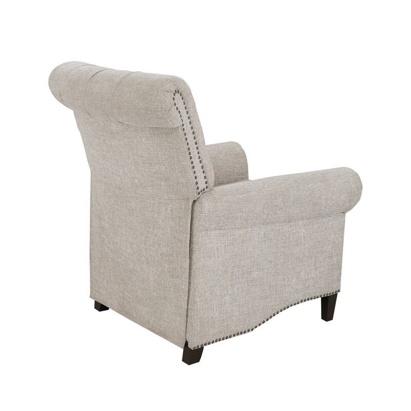 Gracie Mills Rhys Button Tufted Back Recliner