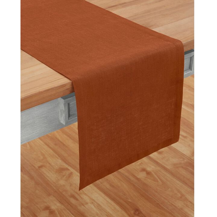 Solino Home 100% Pure Linen Table Runner | Fete for Valentine;s