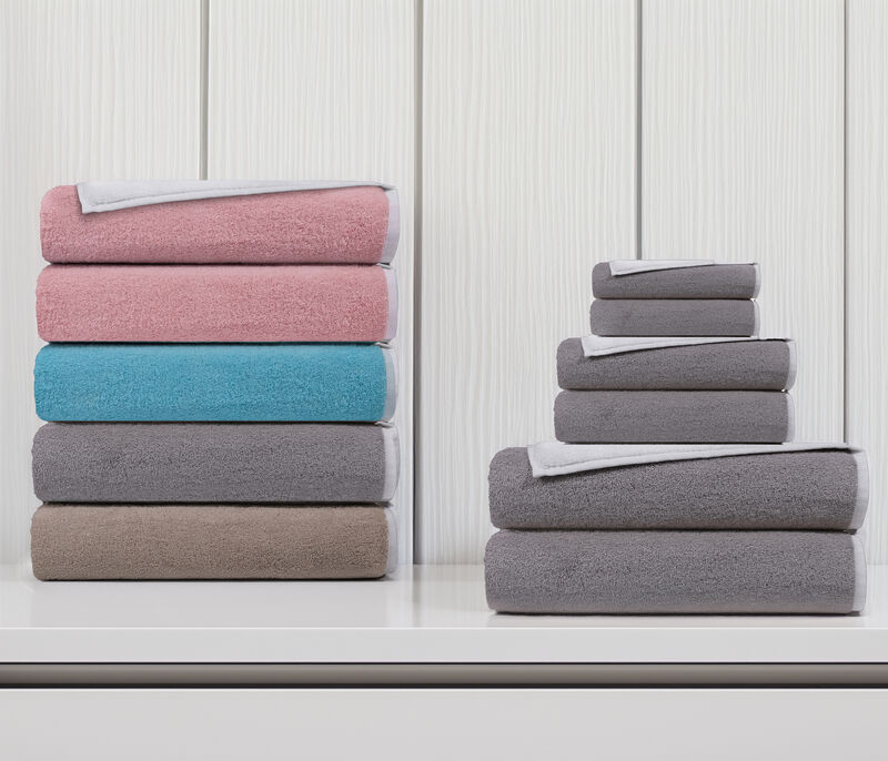 Double Face 2 pcs Turkish Bath Towels Set
