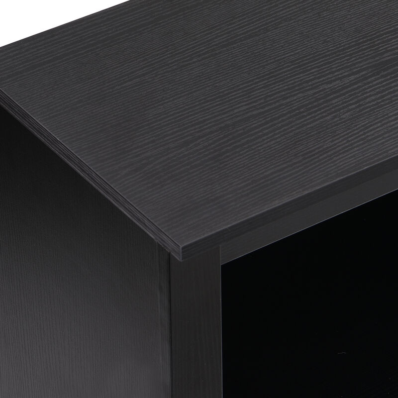 Merax Contemporary Cubby Console  Shoe Cabinet
