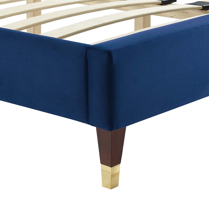 Modway - Yasmine Channel Tufted Performance Velvet King Platform Bed
