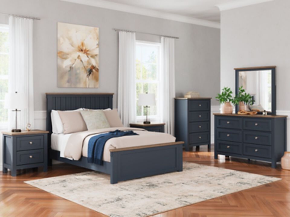 Landocken Queen Panel Bed