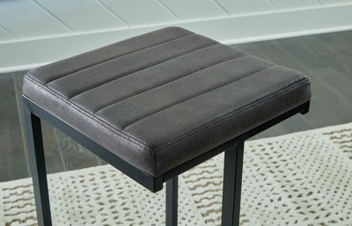 Strumford Contemporary Barstool in Gray