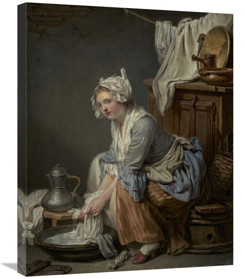 The Laundress (La Blanchisseuse)-Canvas Art-22x28