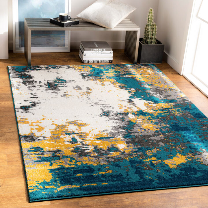 Pepin PEI-1012 2' x 2'11' Blue Rug