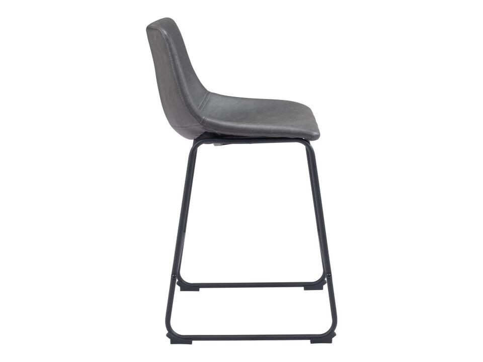 Smart Counter Stool (Set of 2) Charcoal