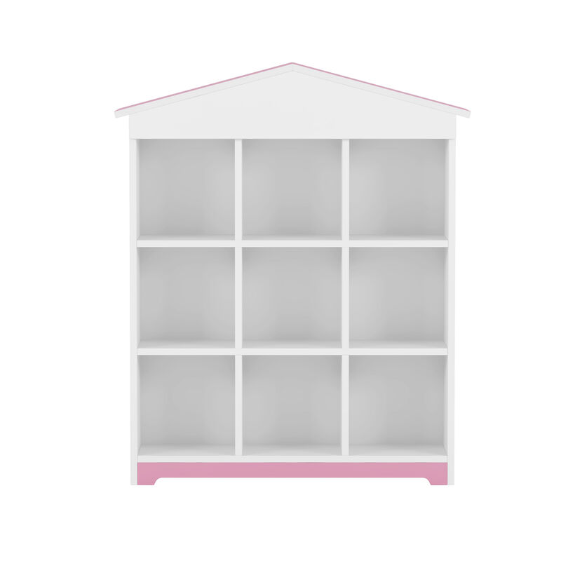 Merax House-shaped Storage Rack Kids Bookcase