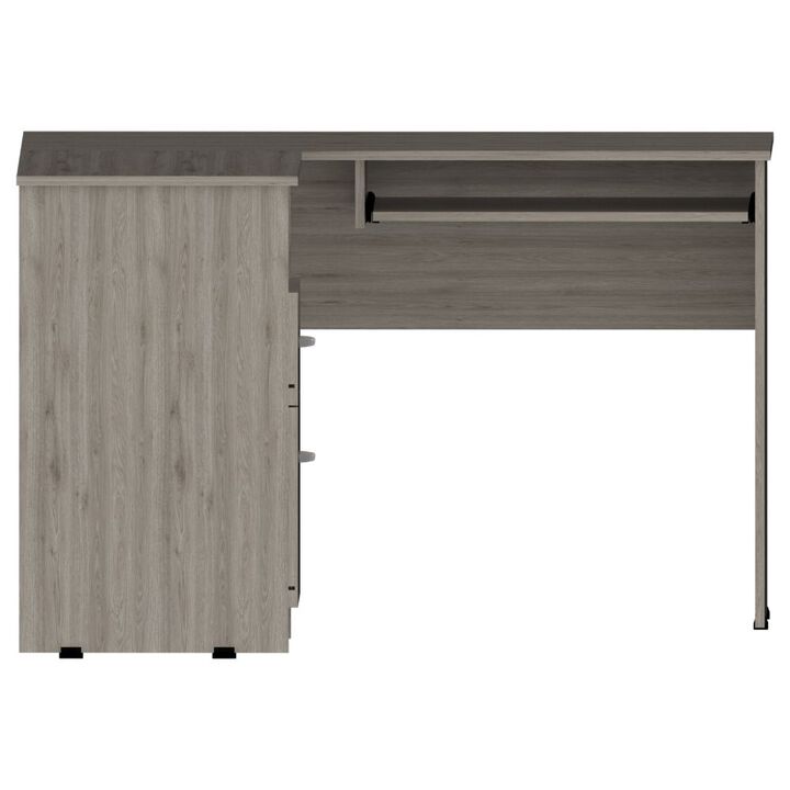 L-Shaped Desk Bradford, Office, Light Gray