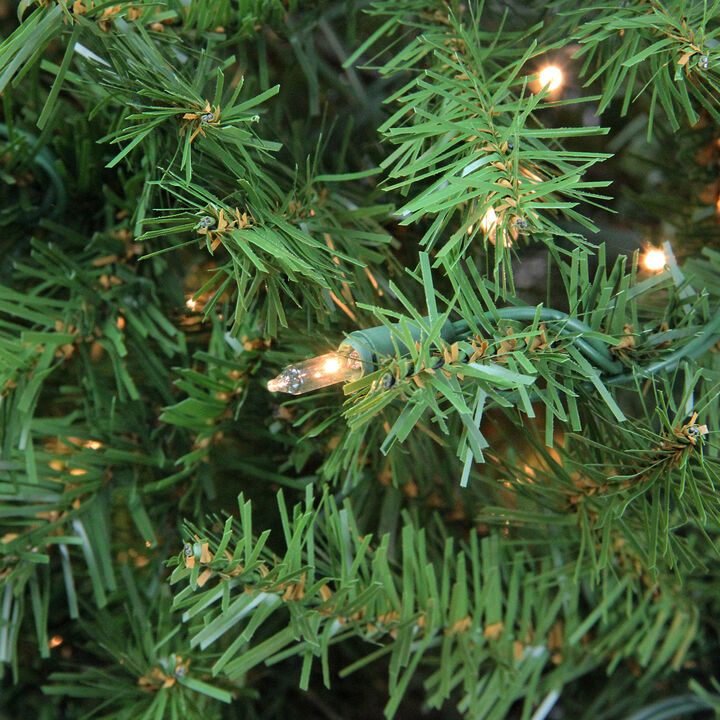 9' Pre-Lit Full Northern Pine Artificial Christmas Tree  Clear Lights