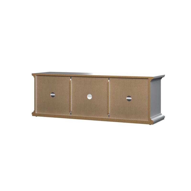Tvilum Sonoma 2 Sliding Door TV Stand, White