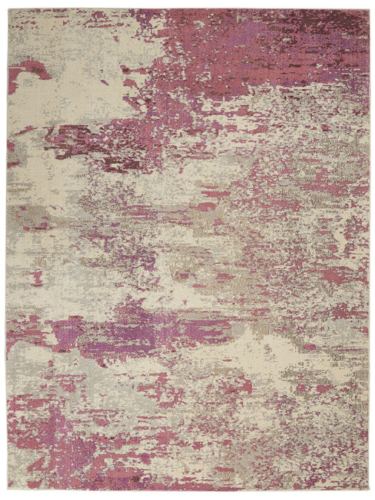 Celestial CES02 Ivory/Pink 9' x 12' Rug