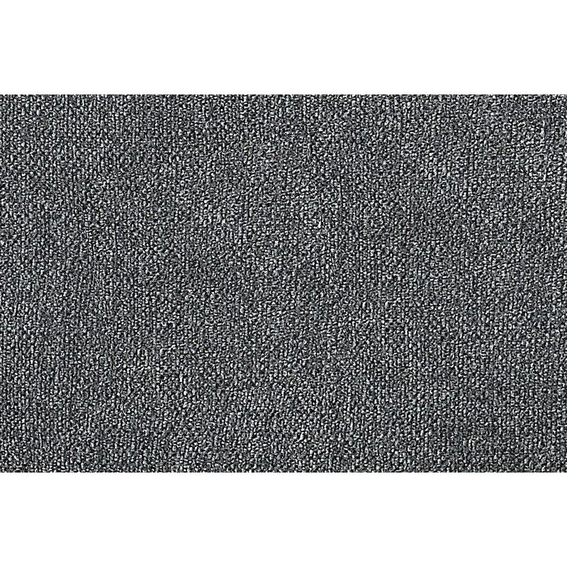 Chenille Fabric Ottoman with Wooden Base