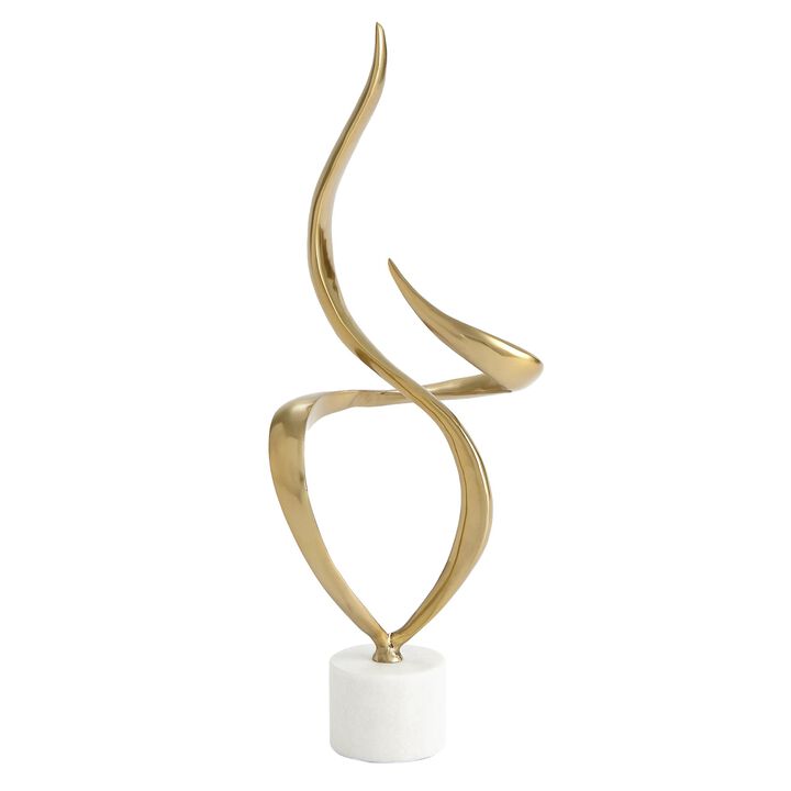 Swirl- Brass