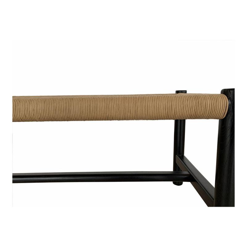 Moe's Home Collection HAWTHORN BENCH SMALL BLACK