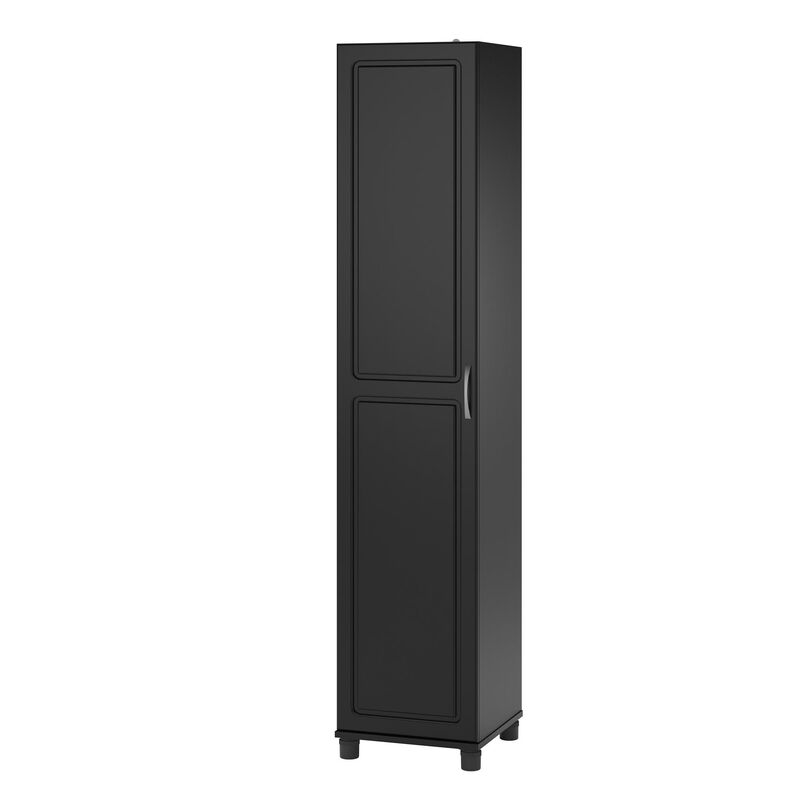 Kendall 16" Utility Storage Cabinet, Black