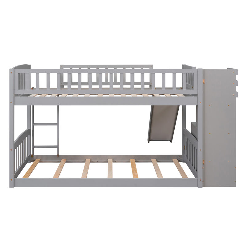 Merax Bunk Bed with 2 Drawers and Slide