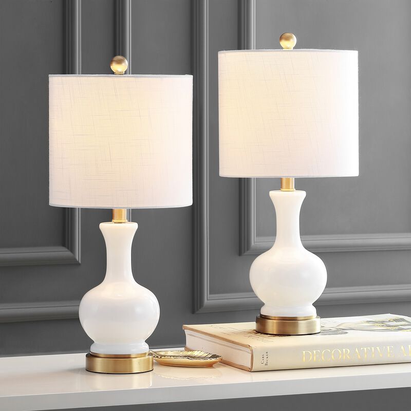 Cox Glassmetal LED Table Lamp (Set of 2)