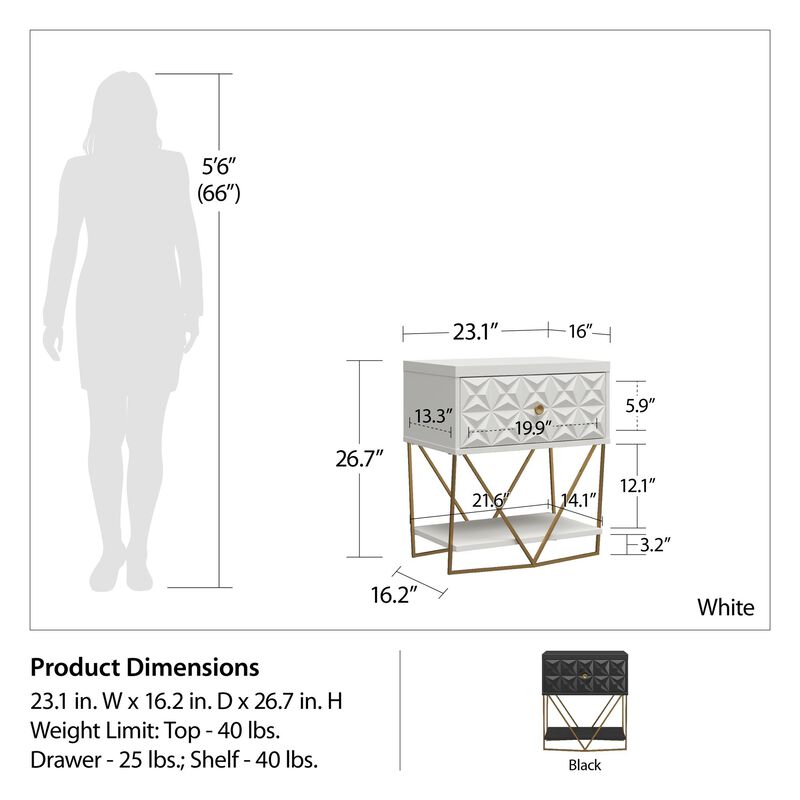CosmoLiving by Cosmopolitan Blair Accent Table