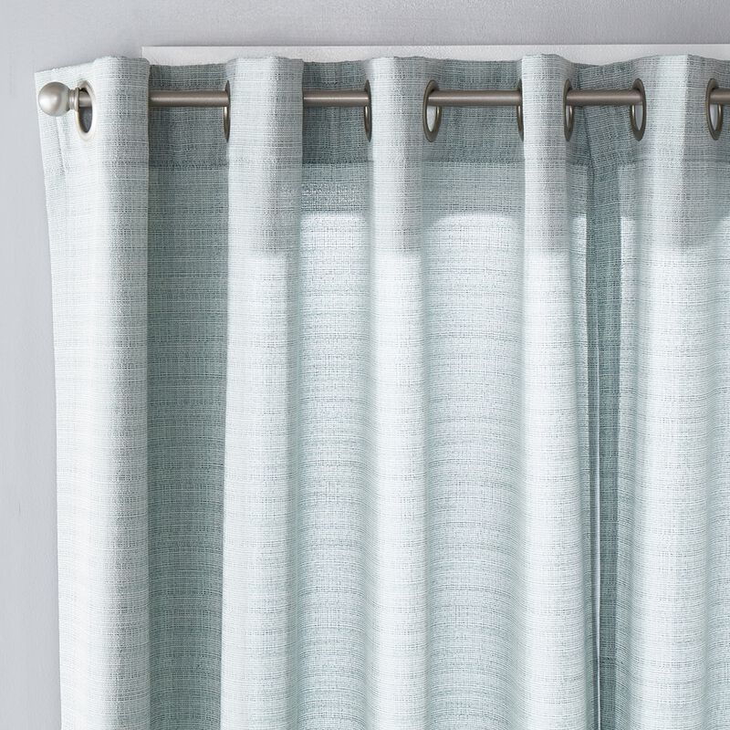 SKL Home Saturday Knight Ltd Maeve Sophisticated Yarn Dyed Woven Horizontal Pattern SunSafe Window Panel