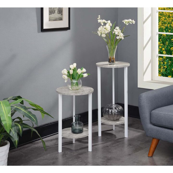 Convience Concept, Inc. Graystone 24 inch 2 Tier Plant Stand