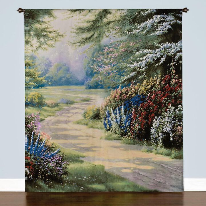 Saturday Knight Ltd Endless Summer Printed And Woven Window Panels - 2 Piece - 72x84", Multi
