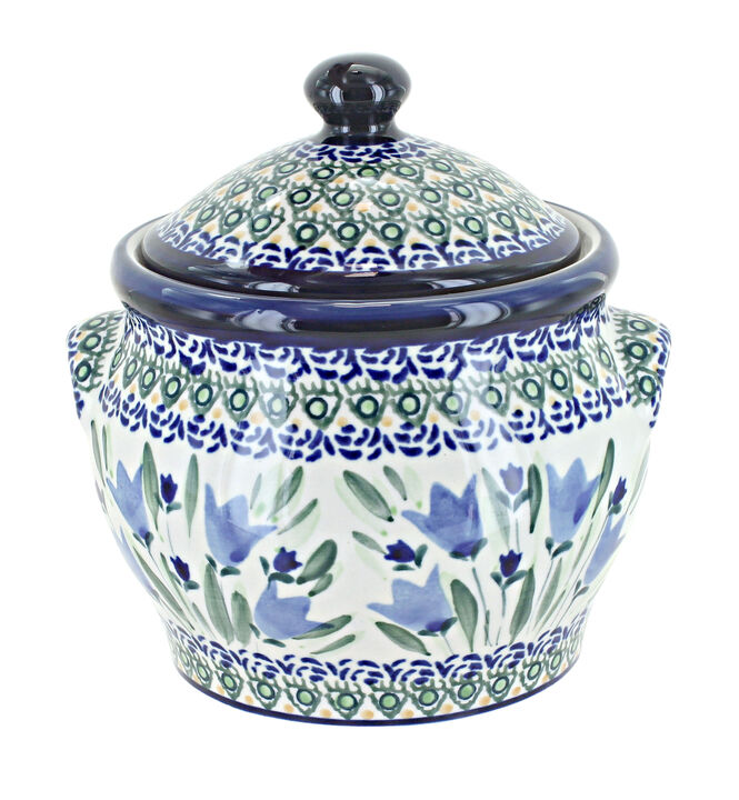 Blue Rose Polish Pottery Sweet Annie Medium Canister