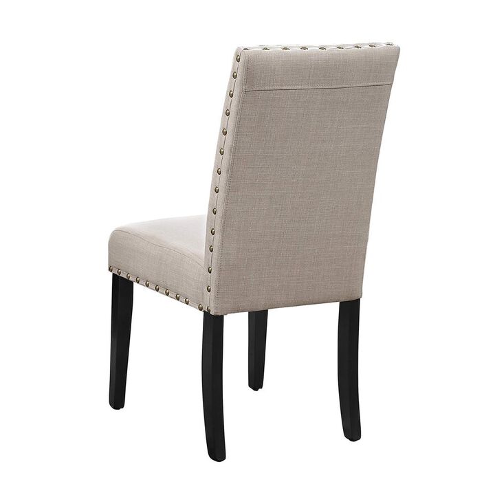 New Classic Furniture Crispin Natural Beige Solid Wood Dining Chair (Set of 4)