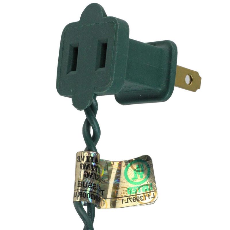 100-Count Clear Mini Christmas Light Set  49.6ft Green Wire