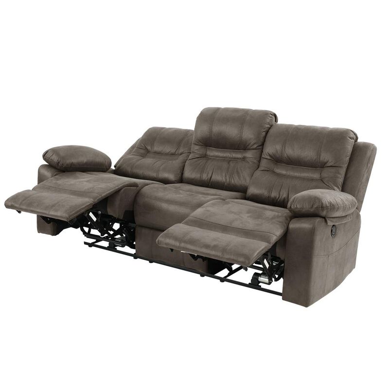Poundex Power Motion Sofa-Slate Blue