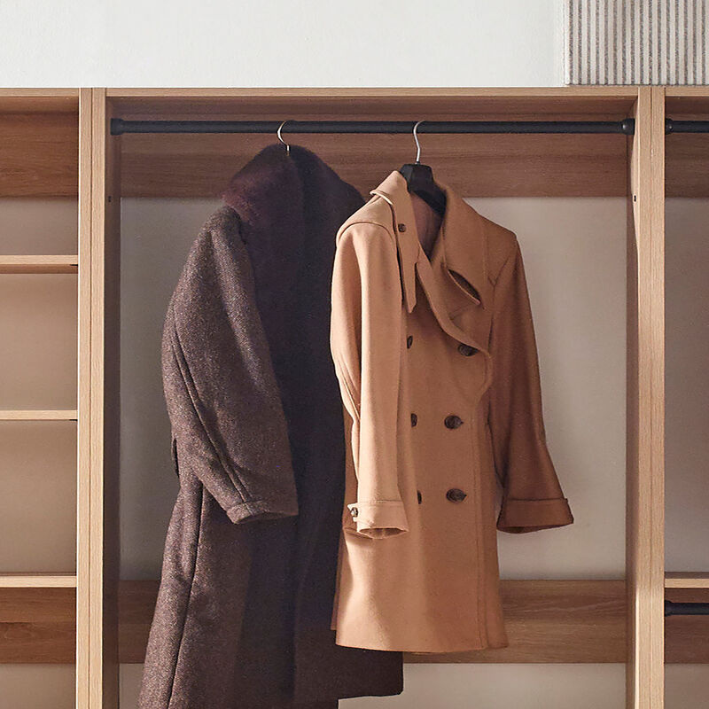 Prosper Oak Freestanding Walk in Wood Closet System