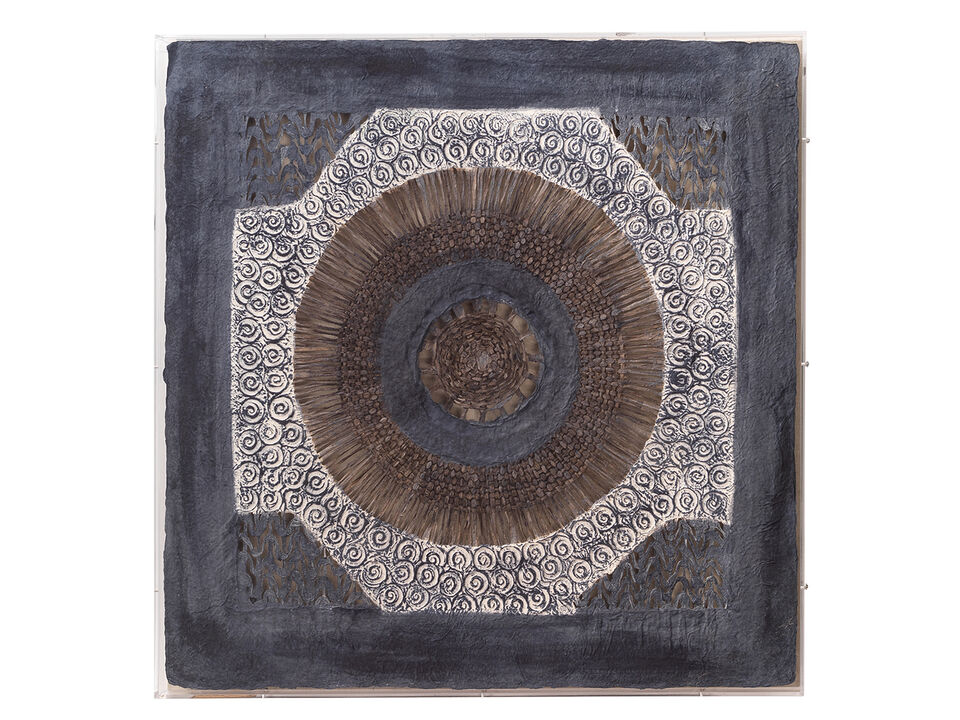 Batik Square Framed Wall Art