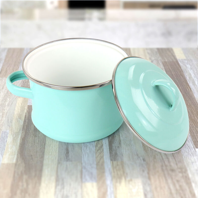 Martha Stewart Enamel on Steel Mini Dutch Oven