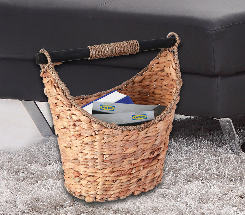 Rustic Toilet Paper Holder - Magazine Basket